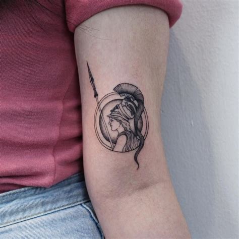 greek mythology tattoo minimalist.